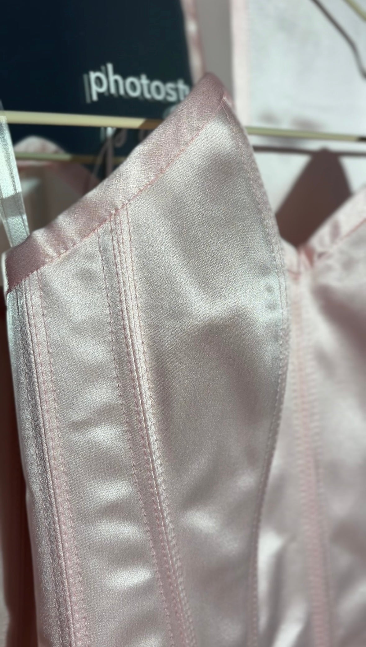 Pink Silk Set: Sweetheart Corset, Skirt & Scarf