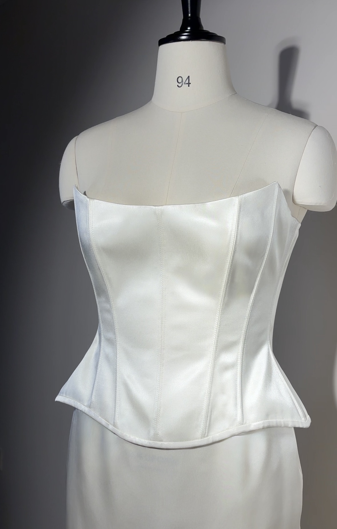 The Train Silk Corset Set, view 4 of 4